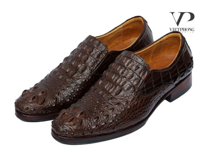 giày da cá sấu thật